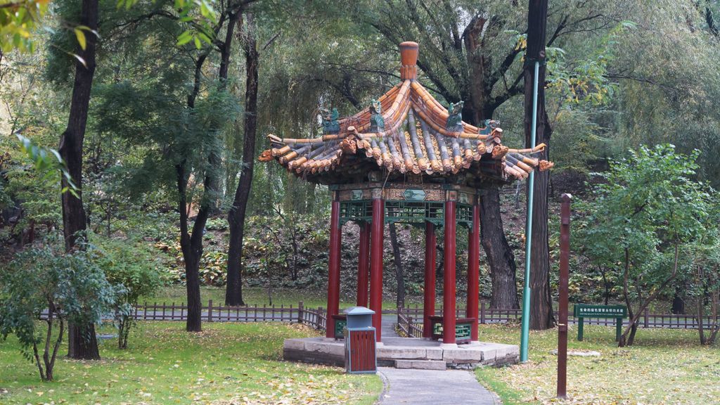 Jinci Park and Temple, Taiyuan. (It was founded about 1,400 years ago and expanded during the following centuries, resulting in a diverse collection of more than 100 sculptures, buildings, terraces, and bridges.)