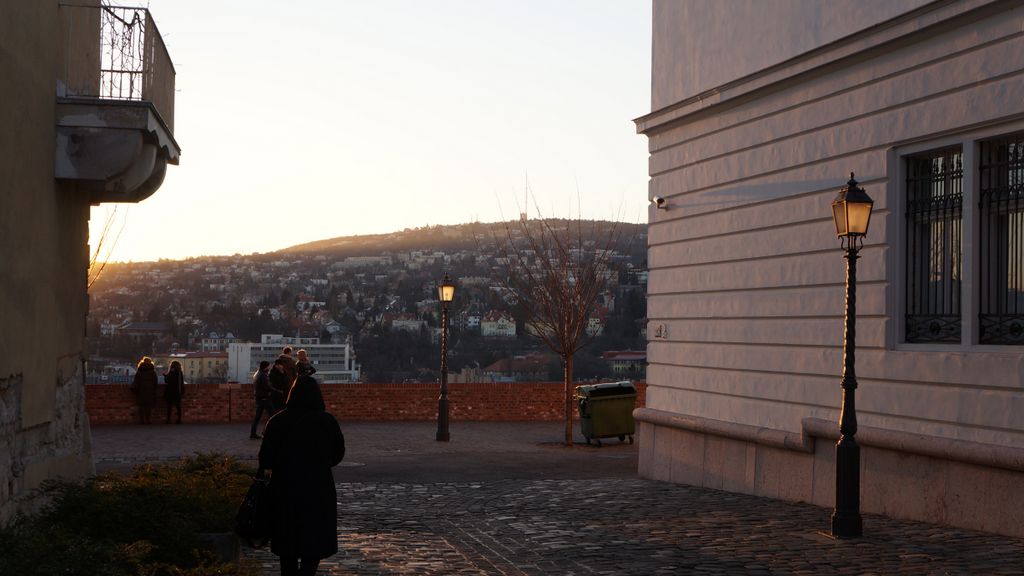 On the Castle Hill of Budapest (Tóth Árpád sétány)