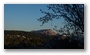 The Sainte Victoire with late afternoon lights in January