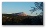 The Sainte Victoire with late afternoon lights in January