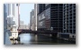 Along the Chicago River in Chicago Loop (Business area)