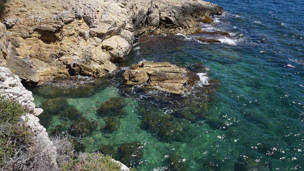 Seaside around the Anse the Malmousque, Marseille