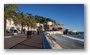 Seashore at Nice, with the old city at the background