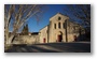 Silvacane Abbey, in La Roque-d'Anthéron, in winter lights