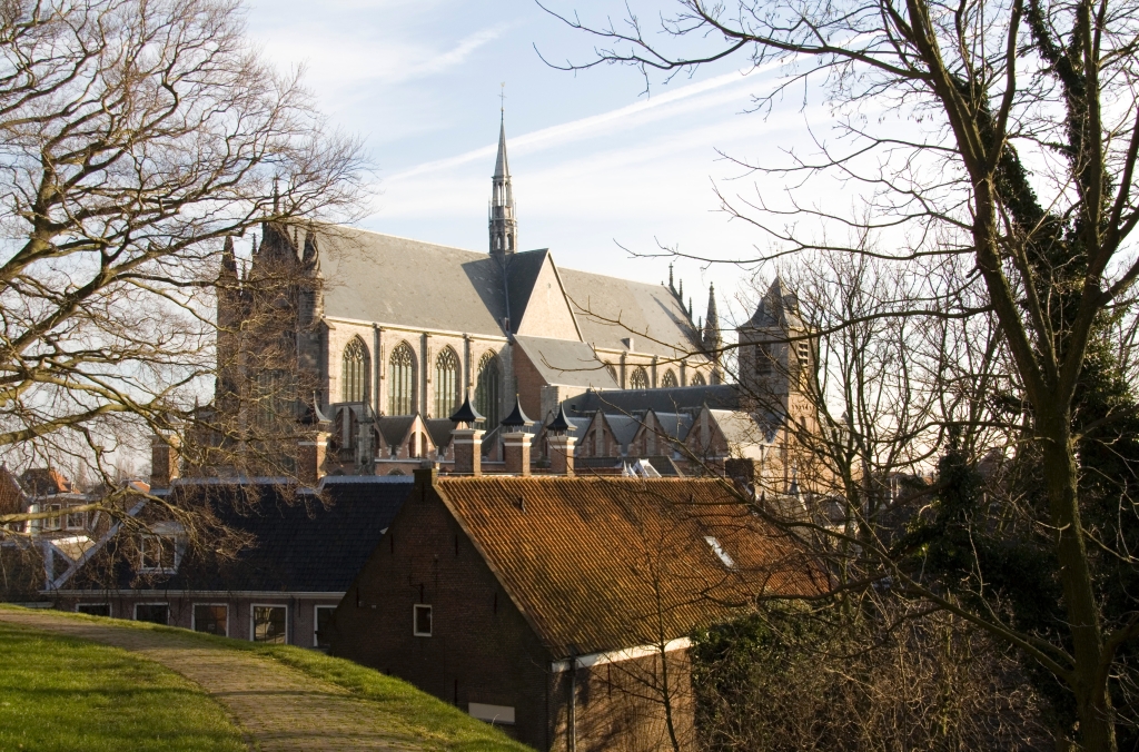 cimg_1016.jpg - Leiden, view of the Hooglandse Kerk from the Burcht