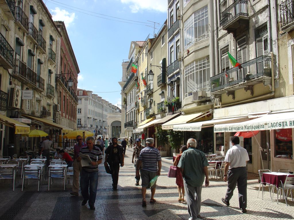 Rua das Portas de Santo Antão, in Baixa