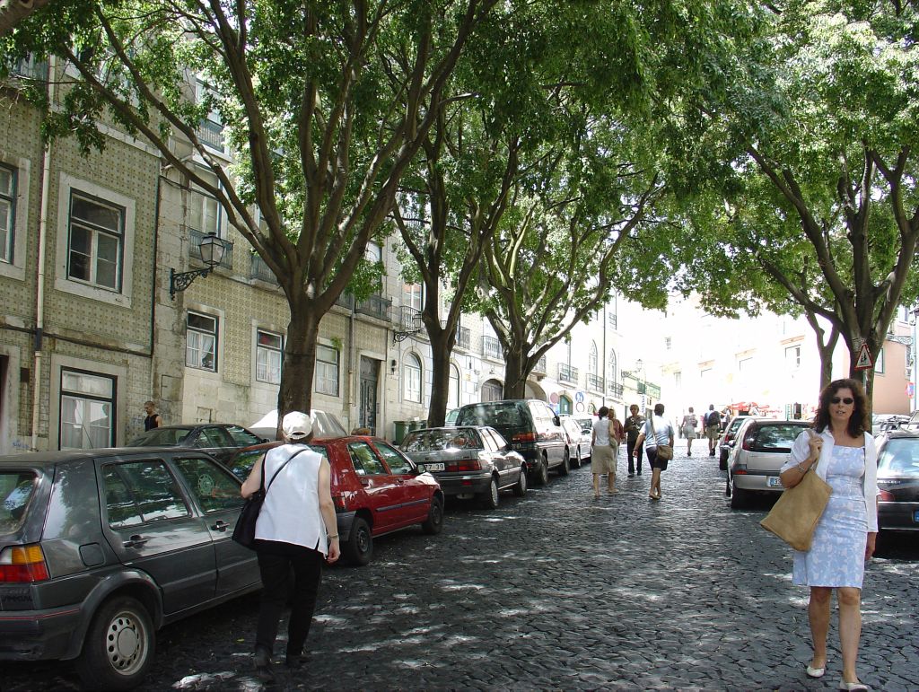 On the way towards the Castelo St Jorge