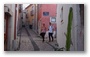 Small streets around the Lisbon Castle