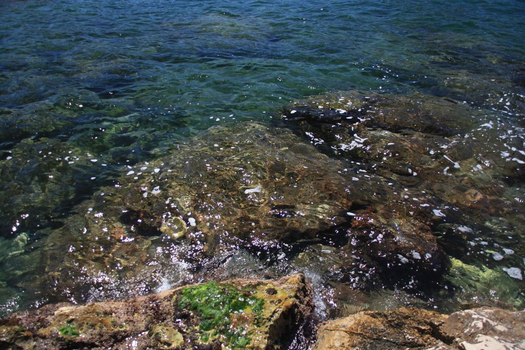 Rocks in the sea...