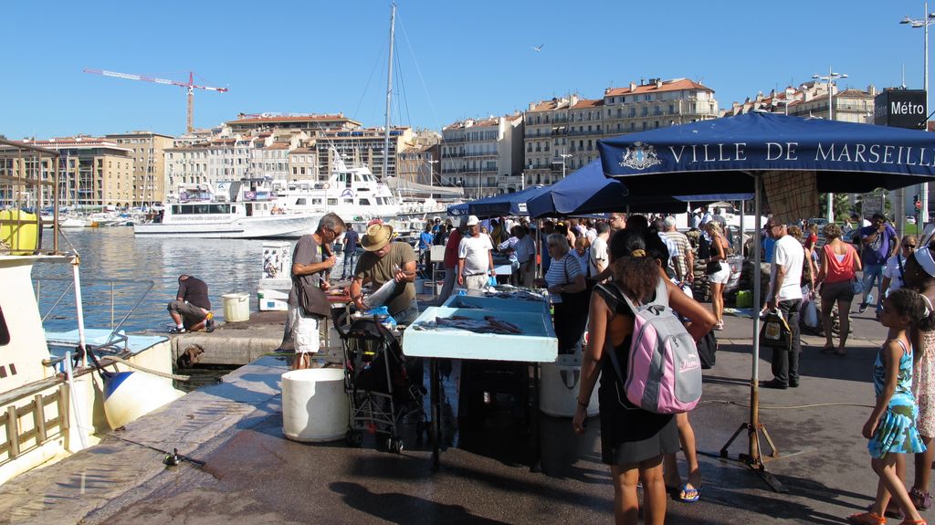 Vieux Port (the Old Harbour) in Marseille