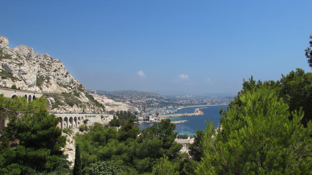 On the seaside by  L'Estaques (a small village West of Marseille)