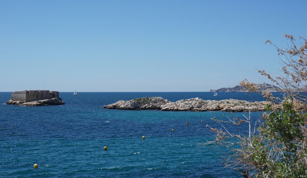 Seaside around the Anse the Malmousque, Marseille