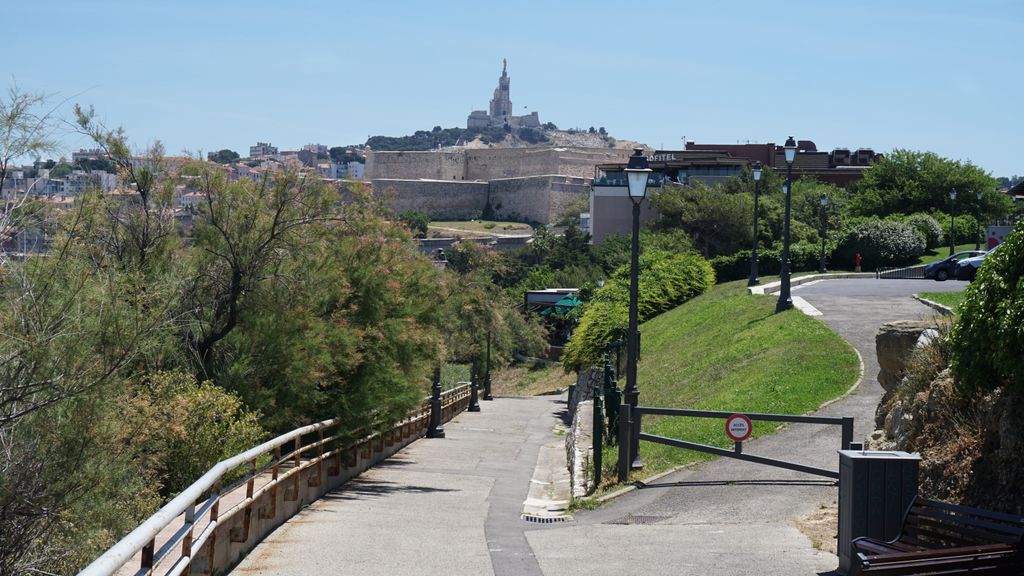 View of the Cathedral of Marseile