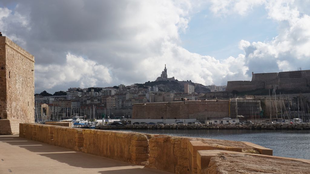 Old Harbour of Marseille in January