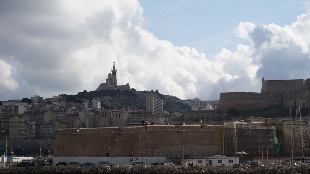 Old Harbour of Marseille in January