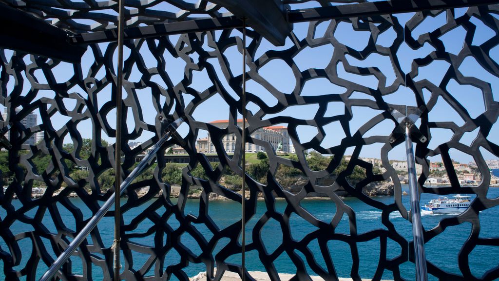 The new building of the MuCEM (Musée des Civilisations de l'Europe et de la Méditerranée), Marseille (Architect: Rudy Ricciotti)