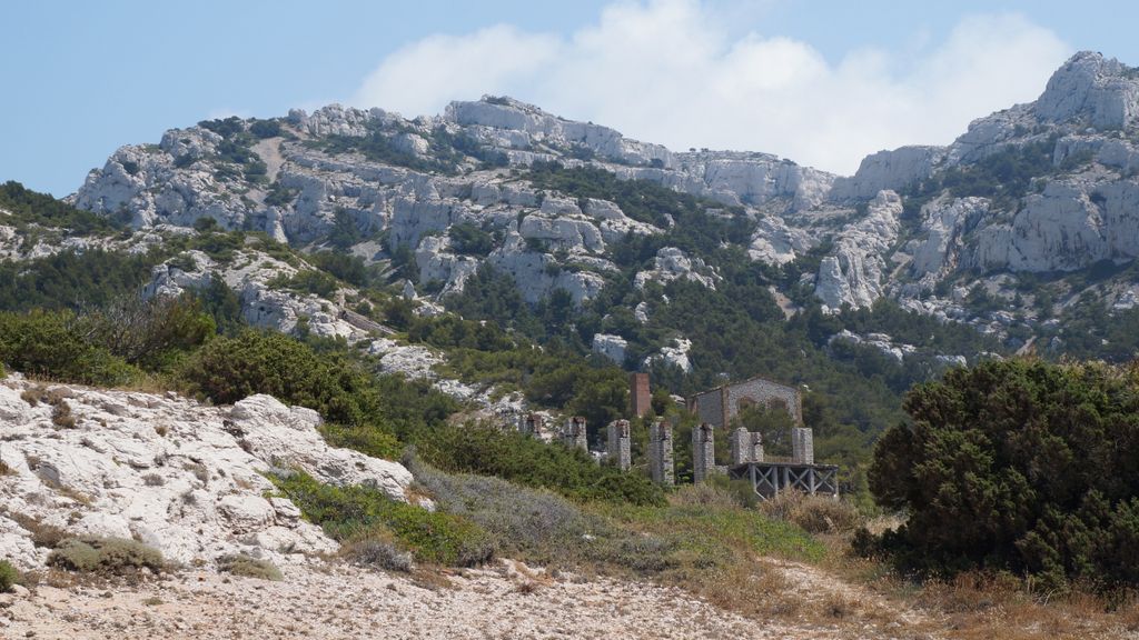 By Samena, a very small village right outside Marseille