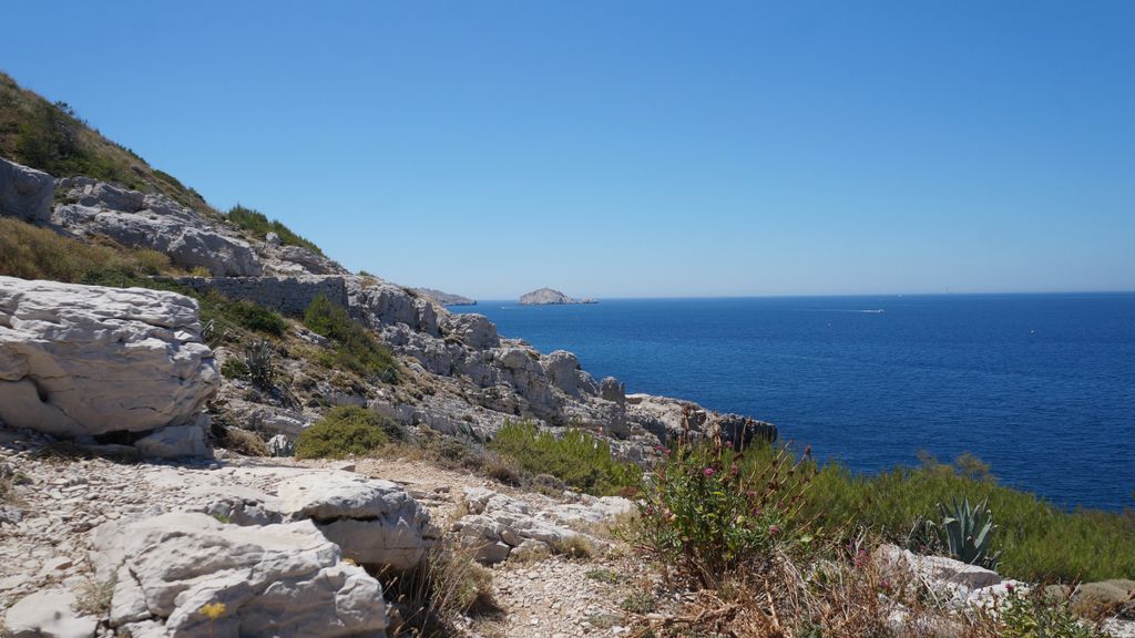 Seashore by Montredon, at the Eastern edge of Marseille