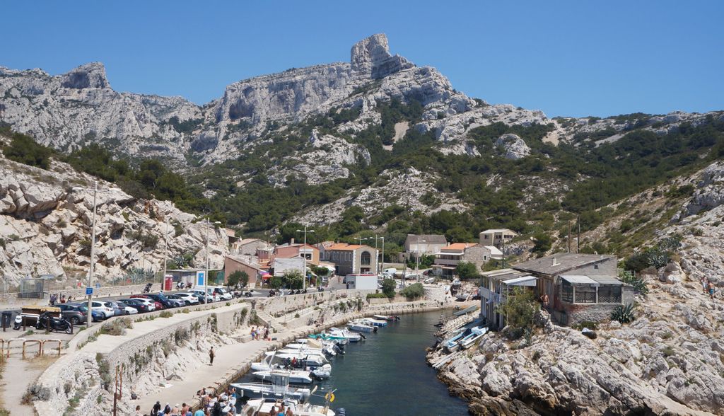 Calanques de Callelongue, at the extreme Eastern side of Marseille