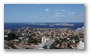 View of Marseille from the mountain of the cathedral