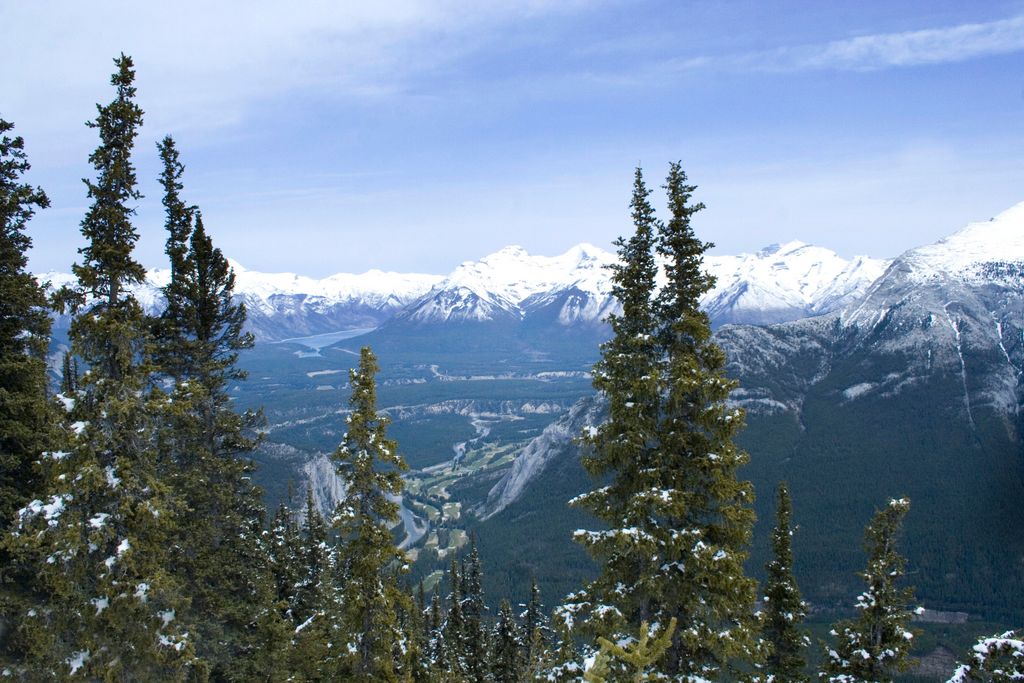 Views from the Sulphur Mountain, Banff