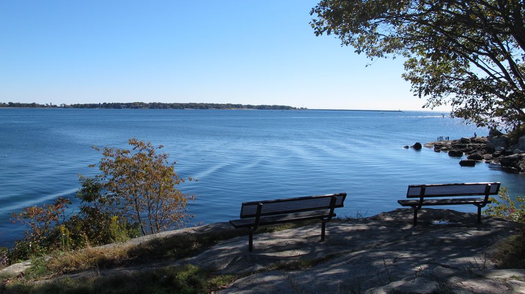 Stage Fort Park in Gloucester, Cape Ann, North-East of Boston