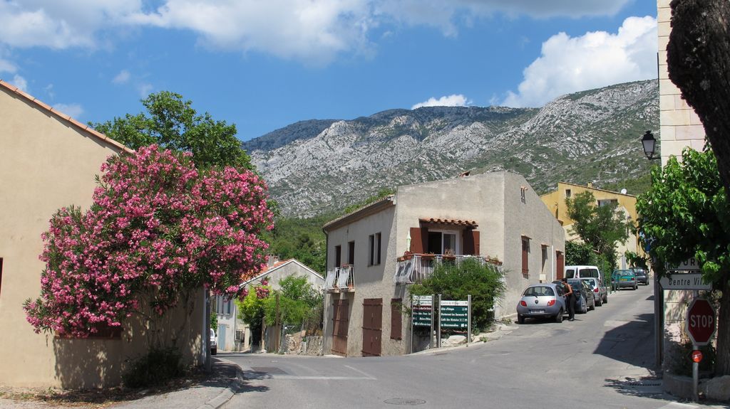 Streets of Puyloubier, a small village in Provence at the foot of the St Victoire mountain
