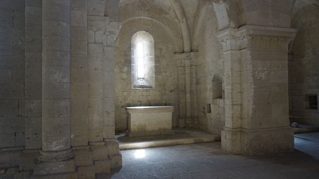 Silvacane Abbey, in La Roque-d'Anthéron, one of the three medieval Cistercian abbeys of Provence (alongside Sénanque and le Thoronet), also referred to as the “three sisters of Provence” (“les trois sœurs provençales“).