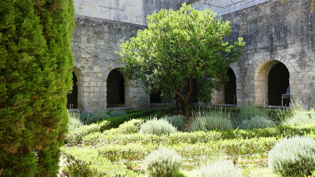 Silvacane Abbey, in La Roque-d'Anthéron, one of the three medieval Cistercian abbeys of Provence (alongside Sénanque and le Thoronet), also referred to as the “three sisters of Provence” (“les trois sœurs provençales“).