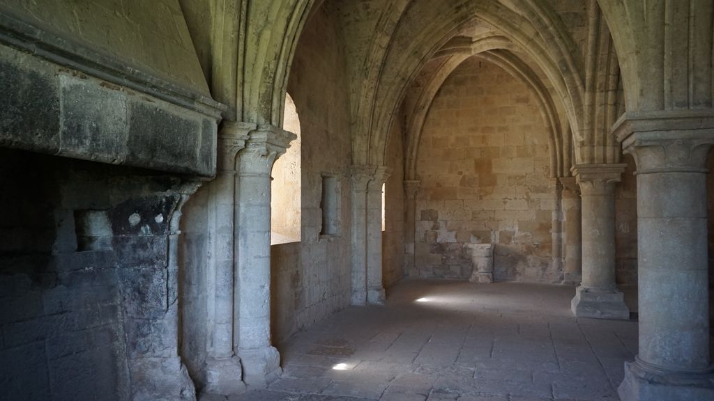 Silvacane Abbey, in La Roque-d'Anthéron, one of the three medieval Cistercian abbeys of Provence (alongside Sénanque and le Thoronet), also referred to as the “three sisters of Provence” (“les trois sœurs provençales“).