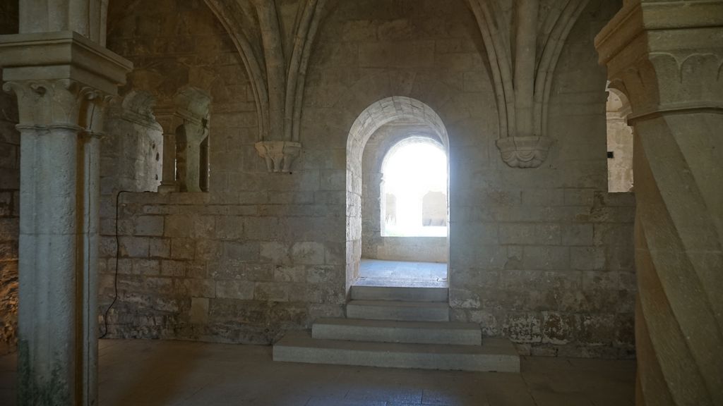 Silvacane Abbey, in La Roque-d'Anthéron, one of the three medieval Cistercian abbeys of Provence (alongside Sénanque and le Thoronet), also referred to as the “three sisters of Provence” (“les trois sœurs provençales“).