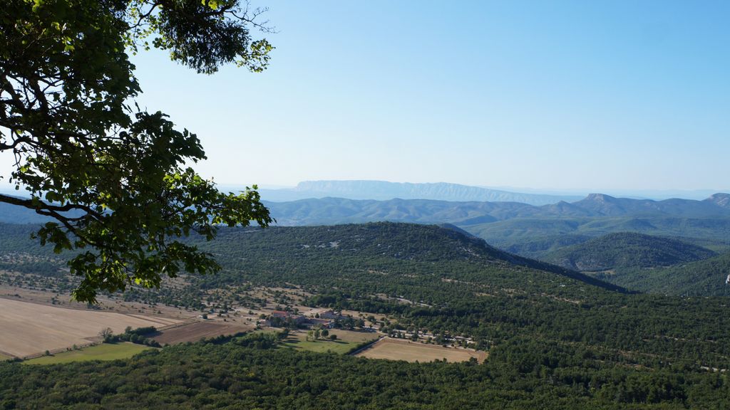 View from the Sainte-Baume, Provence