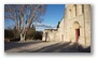 Silvacane Abbey, in La Roque-d'Anthéron, in winter lights