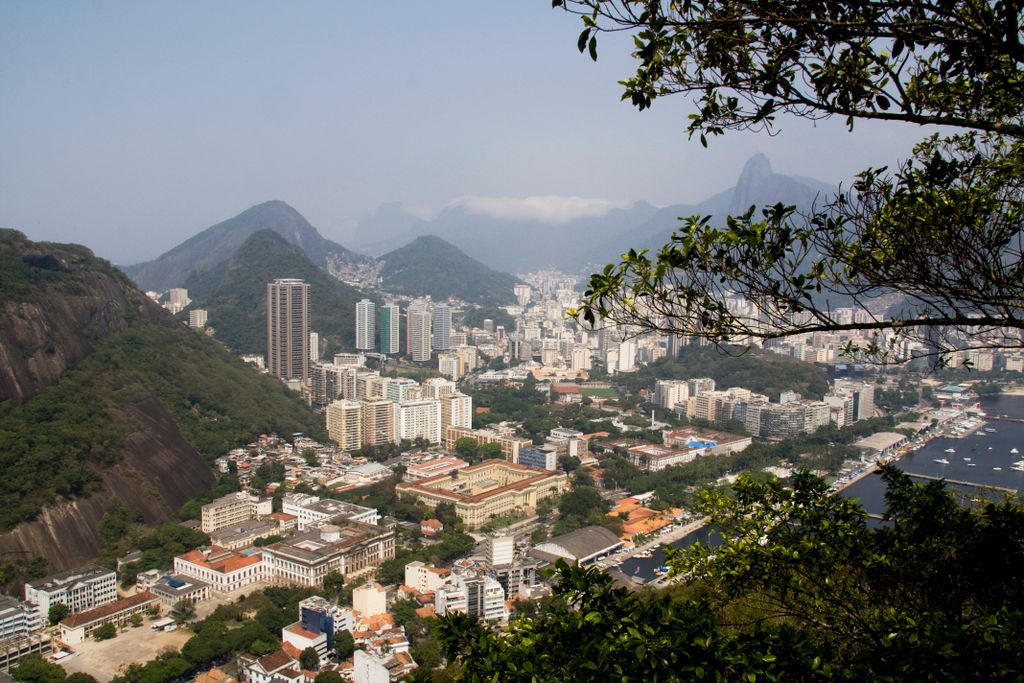 Rio de Janeiro, view of the city from the 