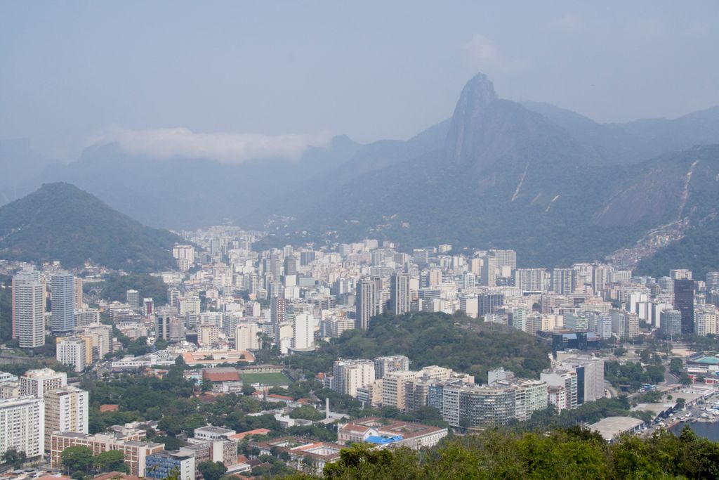 Rio de Janeiro, view of the city from the 