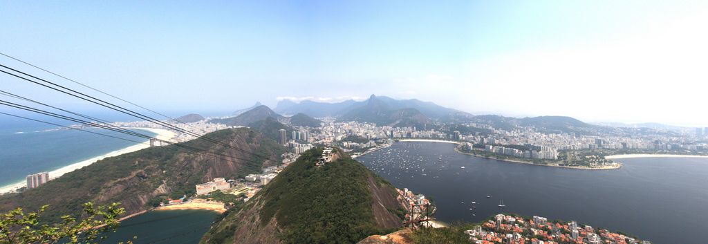 Rio de Janeiro, view of the city from the 
