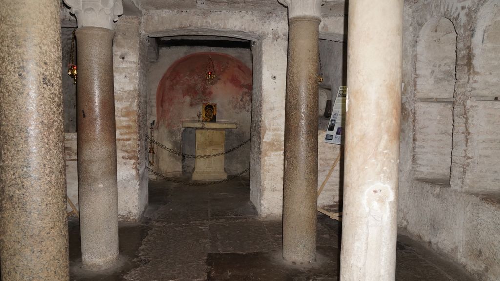 A small Greek Orthodox Church in Rome