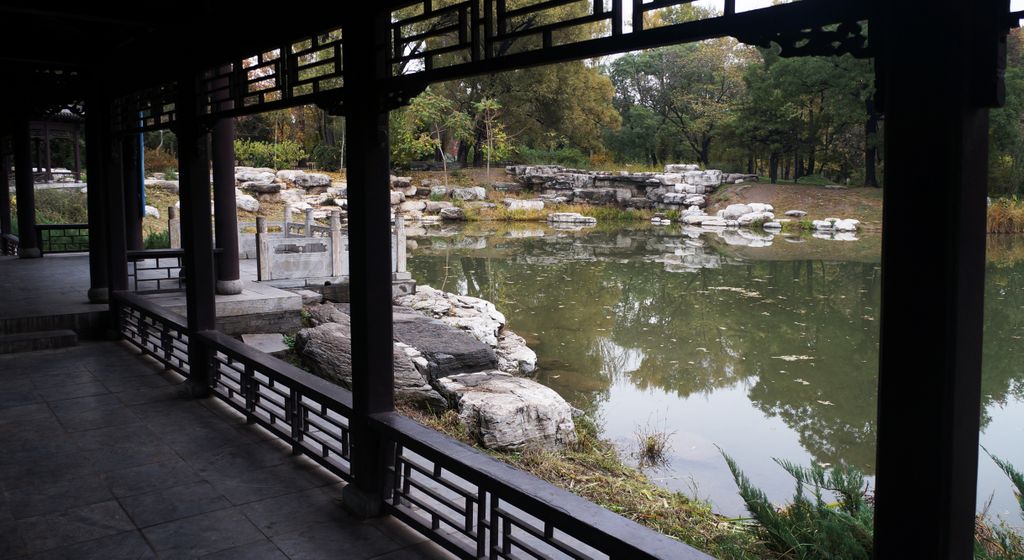 Jinci Park and Temple, Taiyuan. (It was founded about 1,400 years ago and expanded during the following centuries, resulting in a diverse collection of more than 100 sculptures, buildings, terraces, and bridges.)