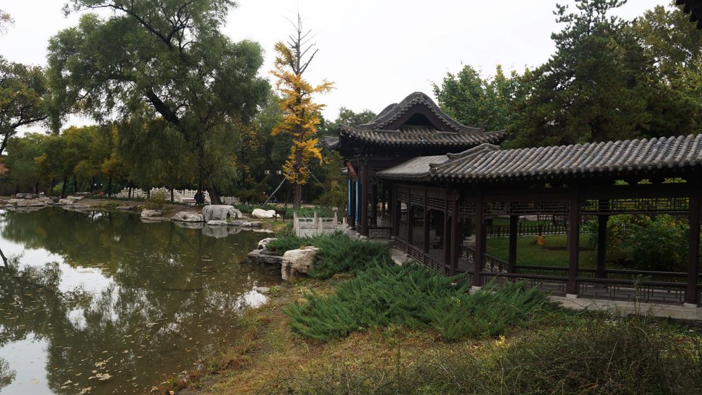 Jinci Park and Temple, Taiyuan. (It was founded about 1,400 years ago and expanded during the following centuries, resulting in a diverse collection of more than 100 sculptures, buildings, terraces, and bridges.)