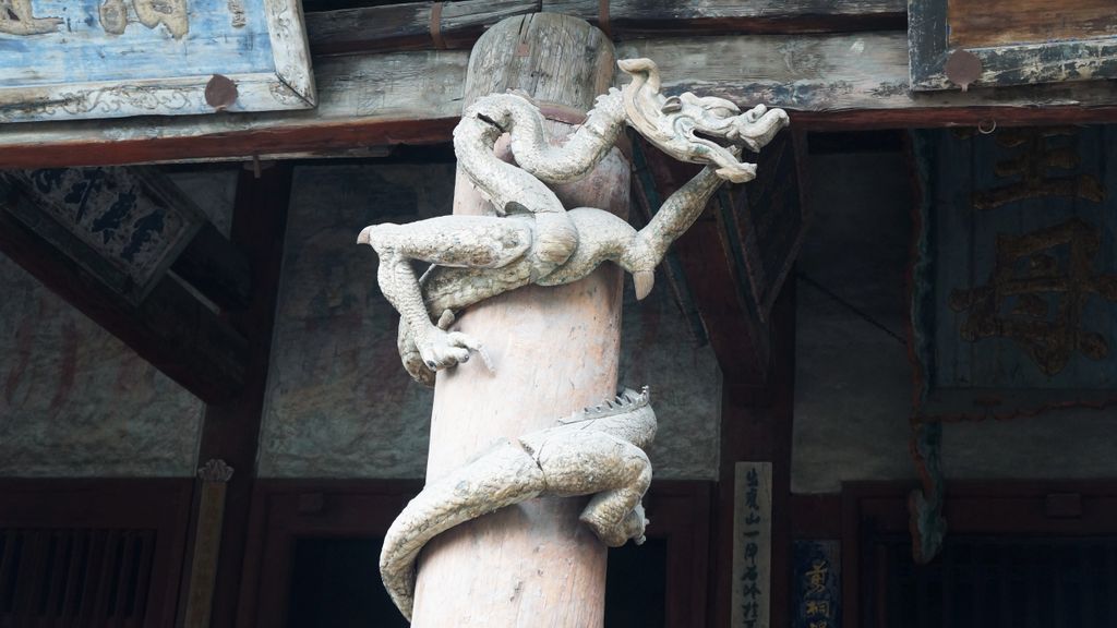 Jinci Park and Temple, Taiyuan. (It was founded about 1,400 years ago and expanded during the following centuries, resulting in a diverse collection of more than 100 sculptures, buildings, terraces, and bridges.)