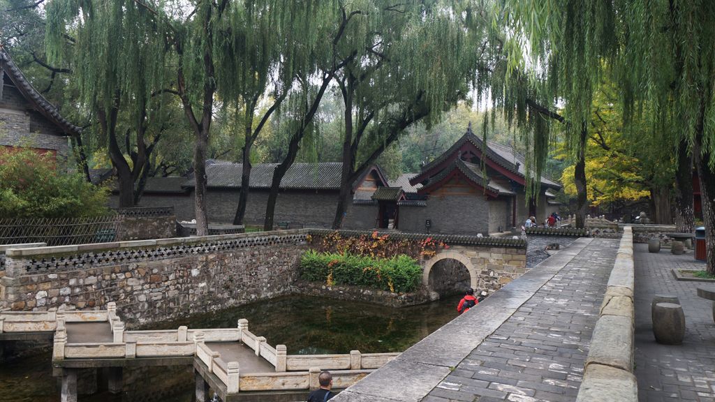 Jinci Park and Temple, Taiyuan. (It was founded about 1,400 years ago and expanded during the following centuries, resulting in a diverse collection of more than 100 sculptures, buildings, terraces, and bridges.)