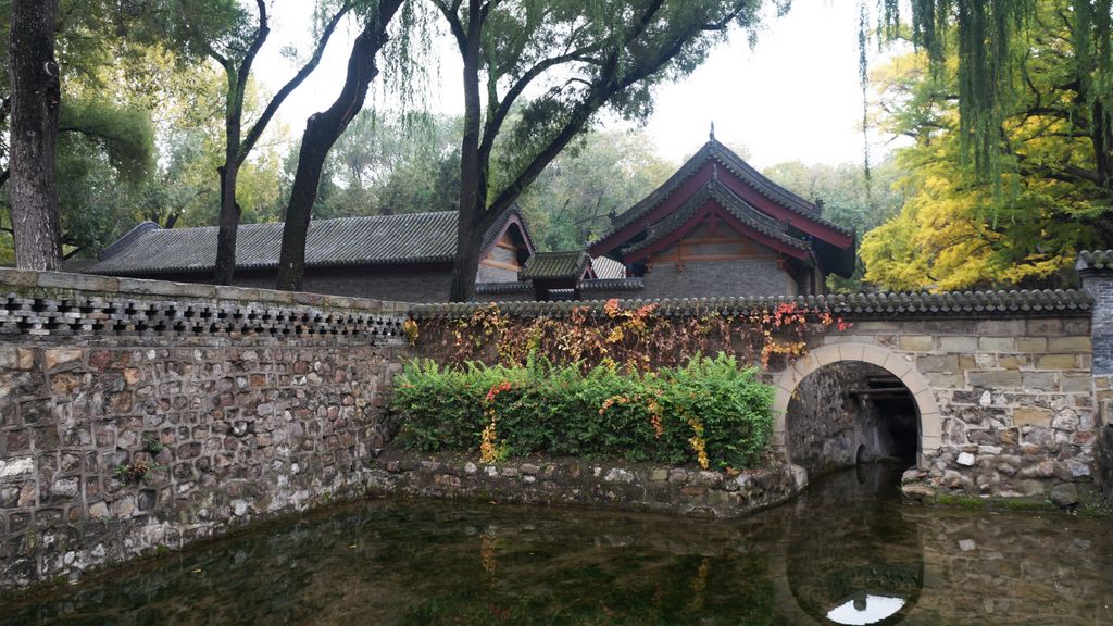 Jinci Park and Temple, Taiyuan. (It was founded about 1,400 years ago and expanded during the following centuries, resulting in a diverse collection of more than 100 sculptures, buildings, terraces, and bridges.)