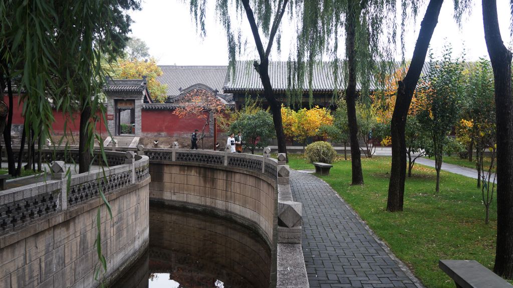 Jinci Park and Temple, Taiyuan. (It was founded about 1,400 years ago and expanded during the following centuries, resulting in a diverse collection of more than 100 sculptures, buildings, terraces, and bridges.)