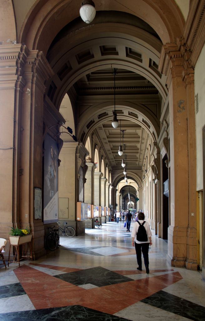 Arcades by the Piazza della Repubblica, Florence, Italy