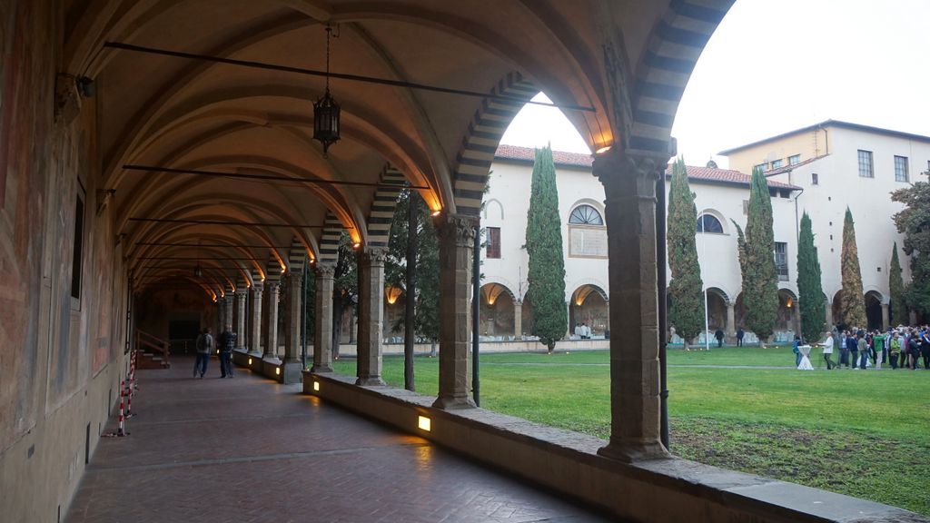 A not-for-public cloiser part of San Lorenzo, Florence (today it is part of a school for the police and border guards...)