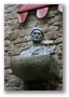 Bust of Dante at the Dante House, Florence, Italy